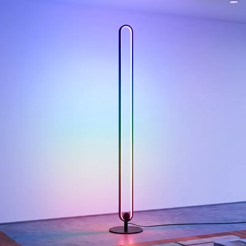 Interior Design Exhibition - Lampadaire LED Nordique Moderne au Design