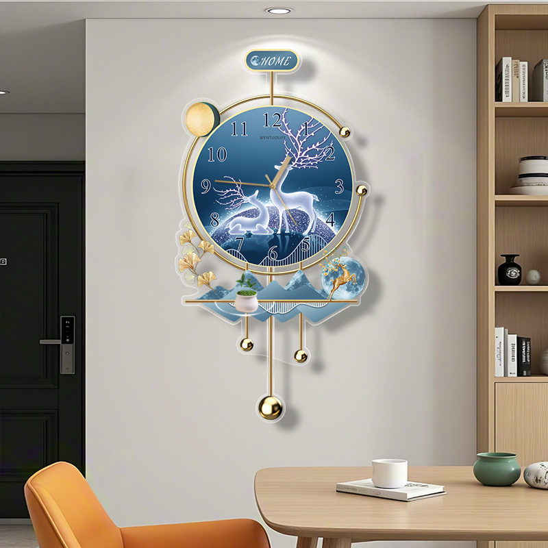 Interior Design Zen - Mouvement de balayage Zen horloge murale