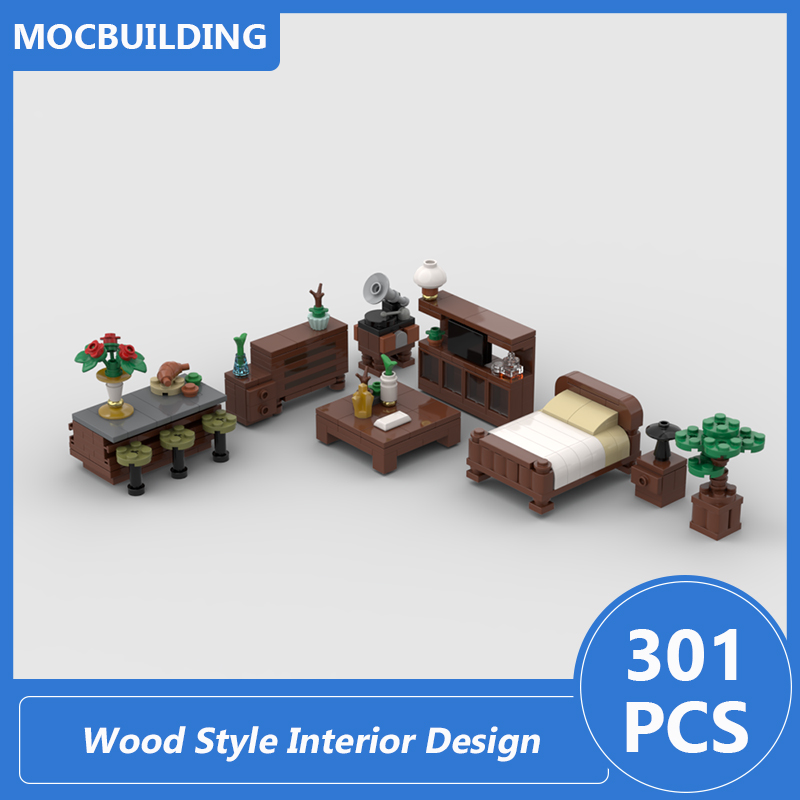 Interior Design Build - Modèle de design d'intérieur style bois,