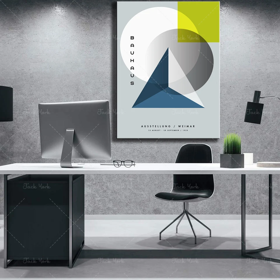 Bauhaus Weimar affiche d'expos - Interior Design Exhibition avis et prix
