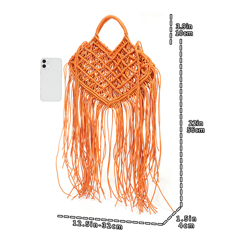 Bohème corde gland femmes sac  - Interior Design Bali avis et prix
