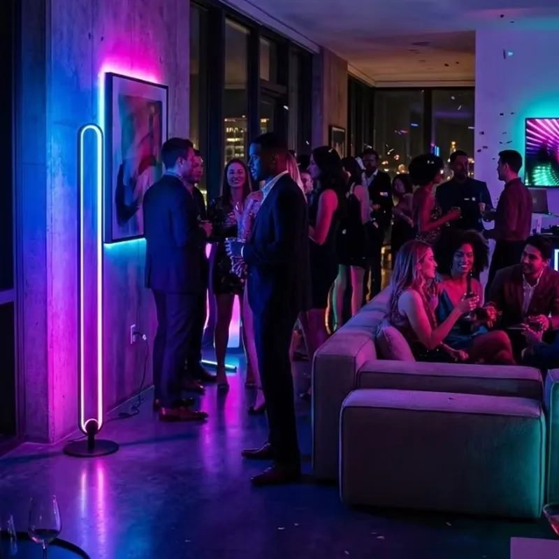 Lampadaire LED Nordique Modern - Interior Design Exhibition avis et prix