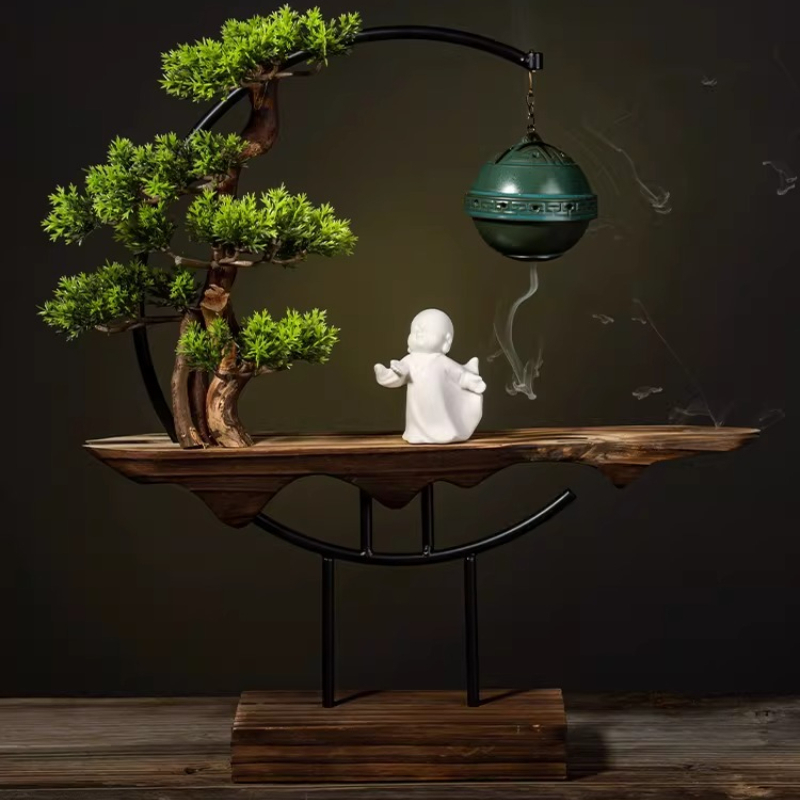 Brûleur d'encens en bois à ref - Interior Design Zen avis et prix