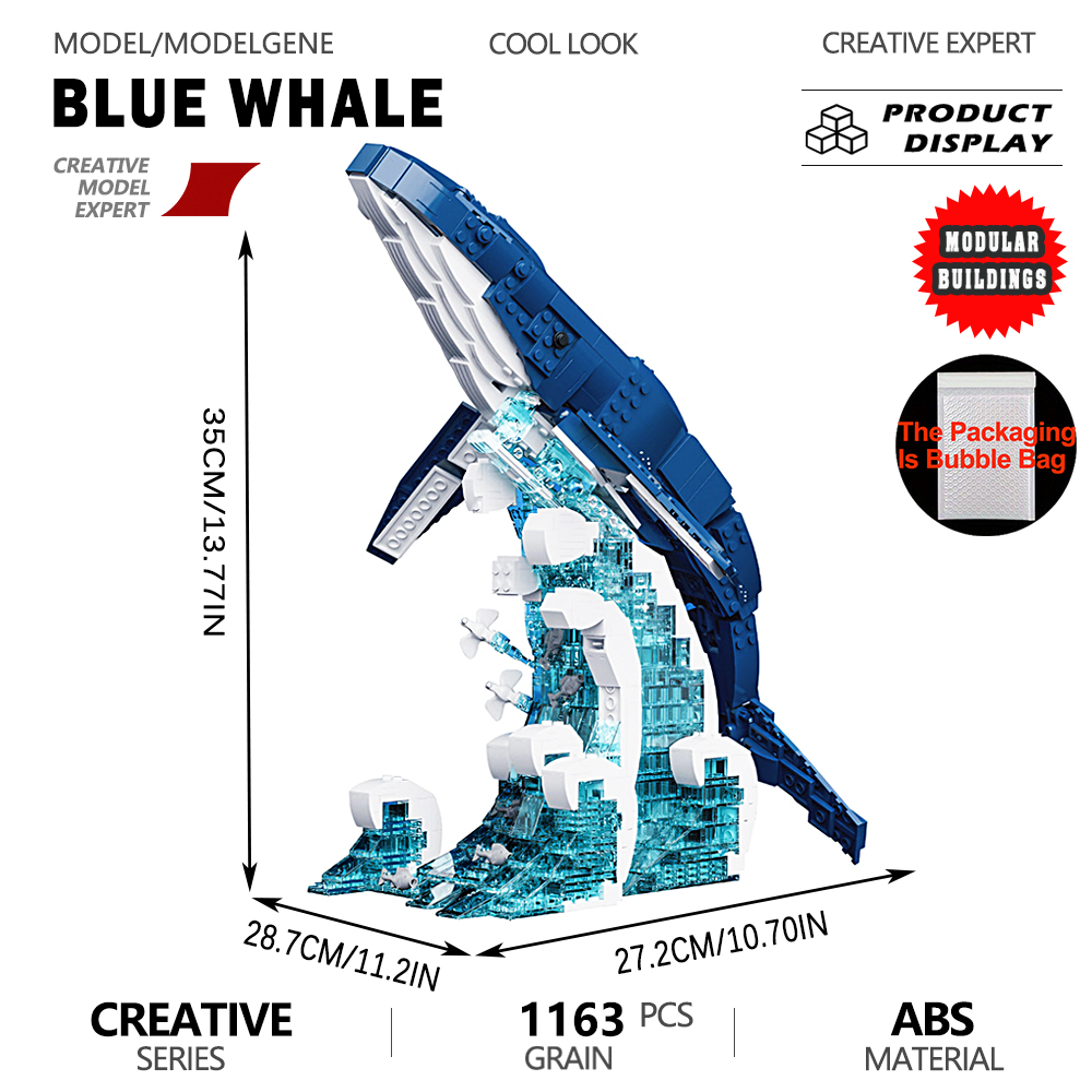 Modèle de baleine bleue océani - Interior Design Build avis et prix