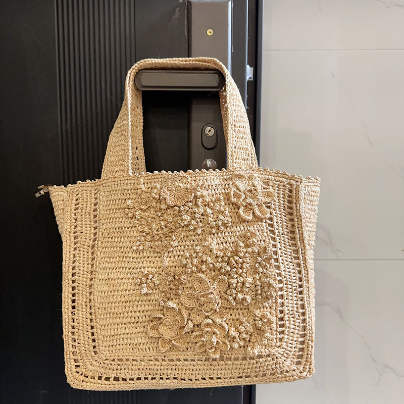 Sac fourre-tout tissé à motif  - Interior Design Bali avis et prix