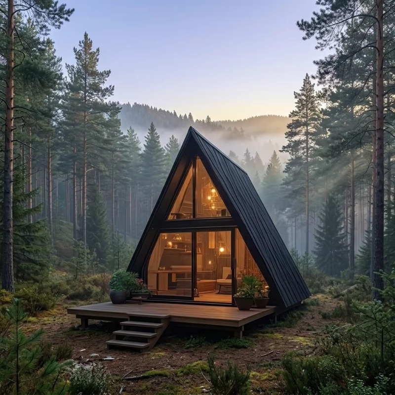 Cabane de vacances triangulair - Engineering And Interior Design avis et prix