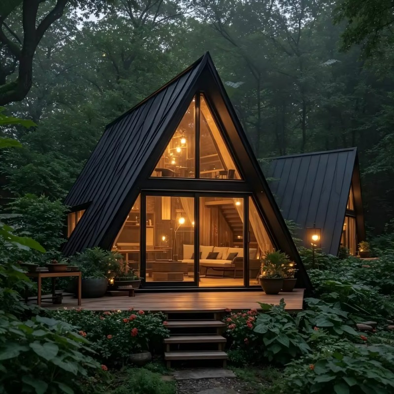 Cabane de vacances triangulair - Engineering And Interior Design avis et prix