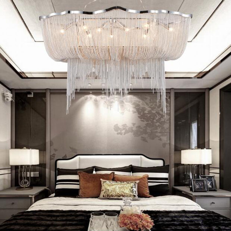 Lustre moderne en chaîne d'alu - Engineering And Interior Design avis et prix