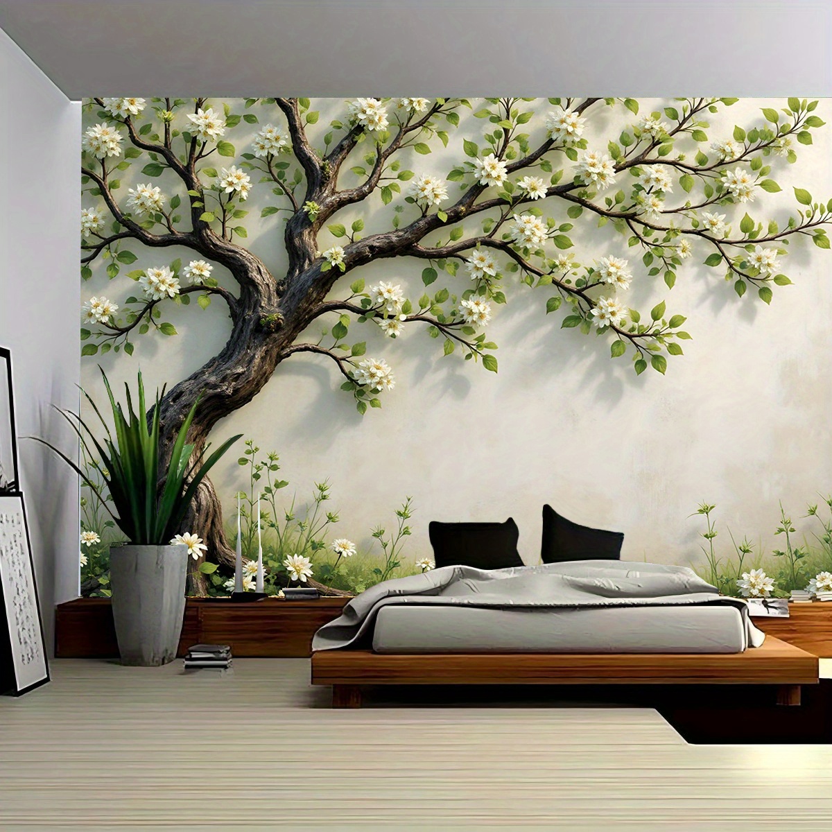 Murale murale 3D Arbre en fleu - Interior Design Zen avis et prix