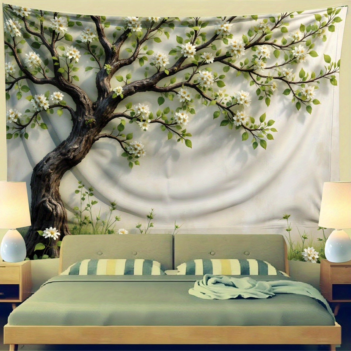 Murale murale 3D Arbre en fleu - Interior Design Zen avis et prix
