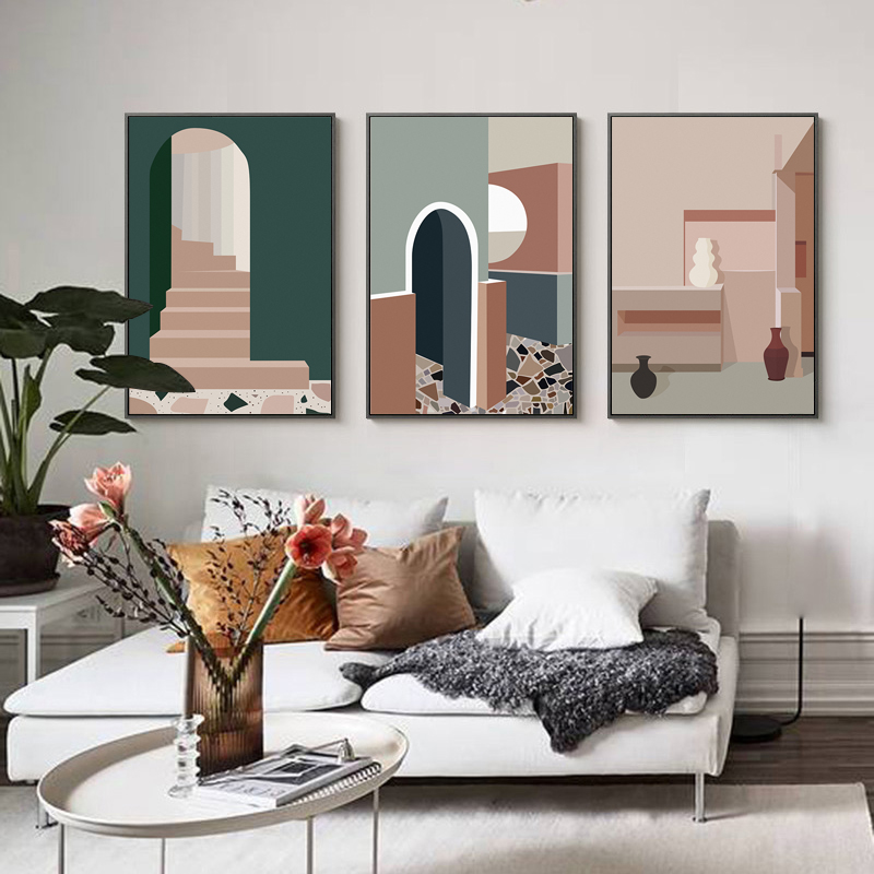 Art de toile de bâtiment Moran - Interior Design Build avis et prix