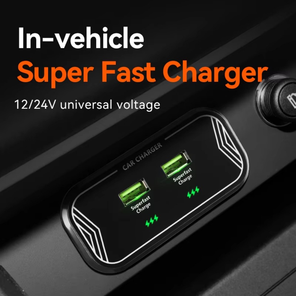 Chargeur de voiture noir 45W p - Interior Design Output avis et prix
